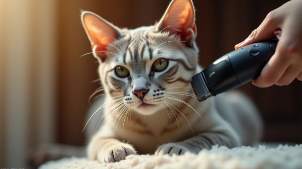 Obtenez un pelage soigné avec une tondeuse pour chat adaptée